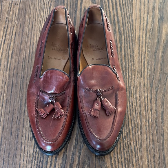 Allen Edmonds Other - Allen Edmonds Brookwood Men's Burgundy Leather Tassel Loafers
